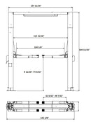 APlusLift 14,000LB 2-Post Overhead Single Release Direct Drive Car Lift with 3 Year Warranty – AP-14SR