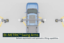 10AP 10,000‐lb. Capacity / Adaptable Clearfloor / Adjustable Width / Screw Pads